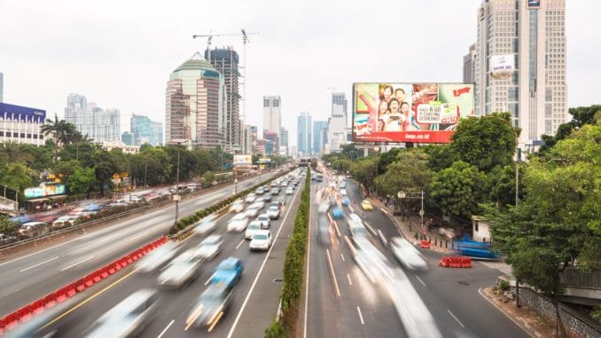 Jakarta electronic billboard porn hack