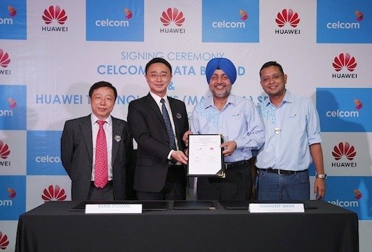 Signing Ceremony between Huawei and Celcom Axiata on Digitized Operations Services