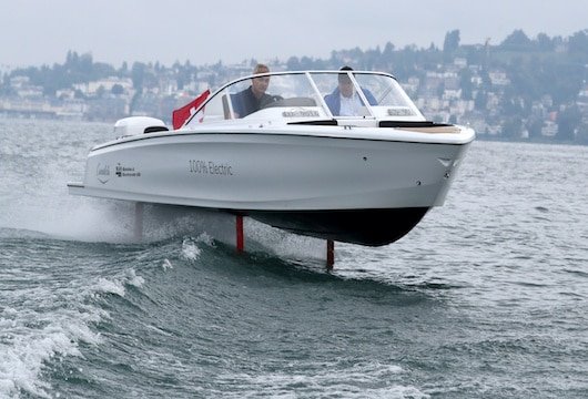 electric speedboat hydrofoil boat